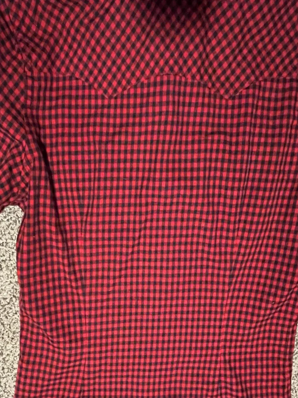 Ralph Lauren Plaid Western Shirt Girls 12 Pearl Snap Diamond Button Western Prep